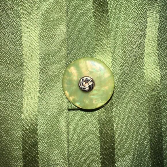 Chad Stevens Womens size18W skirt jacket set padded vent striped USA vintage ￼ - Picture 10 of 13